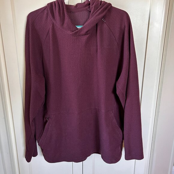 Lululemon At Ease Hoodie Heathered Cassis XXL - Picture 2 of 9